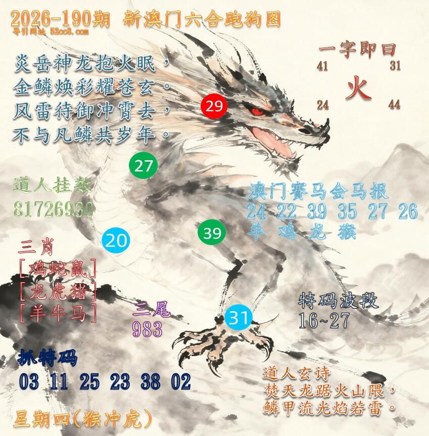 新澳门六合跑马图190期